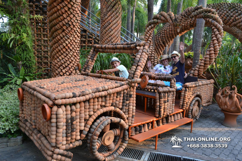 Тропический сад Нонг Нуч с обедом и шоу змей экскурсия в Паттайе фото 21