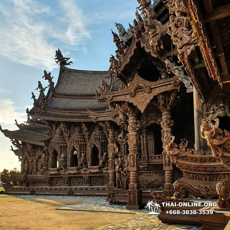 The Sanctuary of Truth Паттайя экскурсия Храм Истины компании Seven Countries в Паттайе Таиланде фото 8